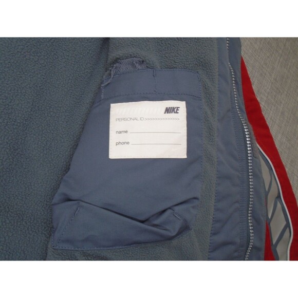Vintage Nike Jacket Men's Small Polyester & Fleece Red - Picture 11 of 16